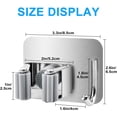 thumbnail image 4 of Lieonvis 4Pcs Mop Holder Self Adhesive Stainless Steel Broom Holder Non-Slip Waterproof Wall Mop Organizer with Hook Hanger for Kitchen Bathroom Garden Garage, 4 of 10