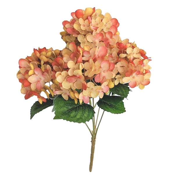 Ramo de flores artificiales de 5 cabezas, simulación, decoración floral, decoración de la oficina en casa, flor falsa, amarillo Eigraketly HA8204-06B