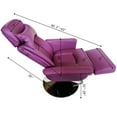 thumbnail image 5 of INTBUYING Facial Beauty SPA Chair for Salon Beauty Physiotherapy Facial SPA Tattoo Home Office Pneumatic Lifting Load 440LB Purple, 5 of 11