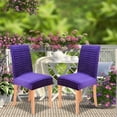 thumbnail image 4 of COM1950s Stretch Dining Chair Covers,One Piece Elastic Slipcover for Home and Hotel Use,Fits Chairs with Back Height 16.9 To 18.9 Inches,Easy Fit Protective Cover, 4 of 8