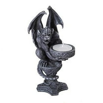Pacific Giftware Silas The Gargoyle Candle Holder Tabletop Decor Statue 6 Inch Tall