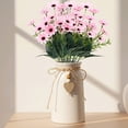thumbnail image 2 of Leodye 1PCS Lifelike Artificial Flower Stems Fake Floral Decor for Home office Table Centerpiece Wedding Party Decoration -12.99 × 5.91 in, 2 of 5