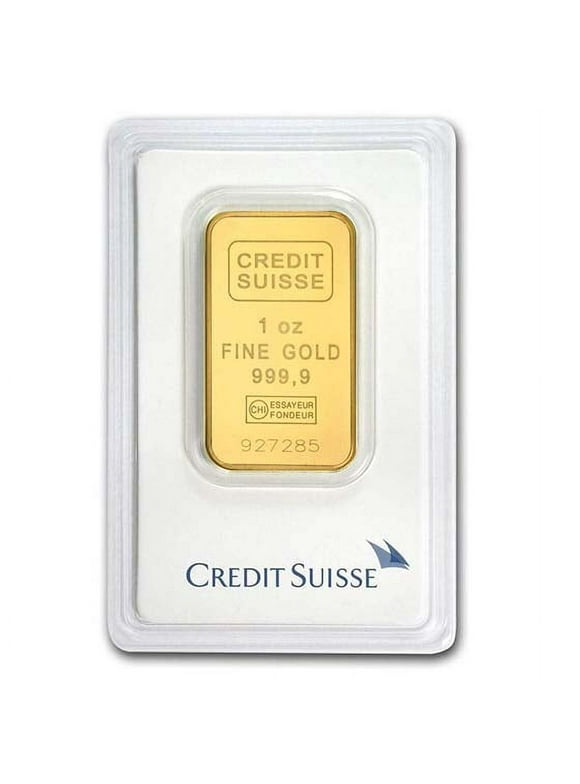 1 oz Gold Bar - Credit Suisse (In Assay) - Walmart
