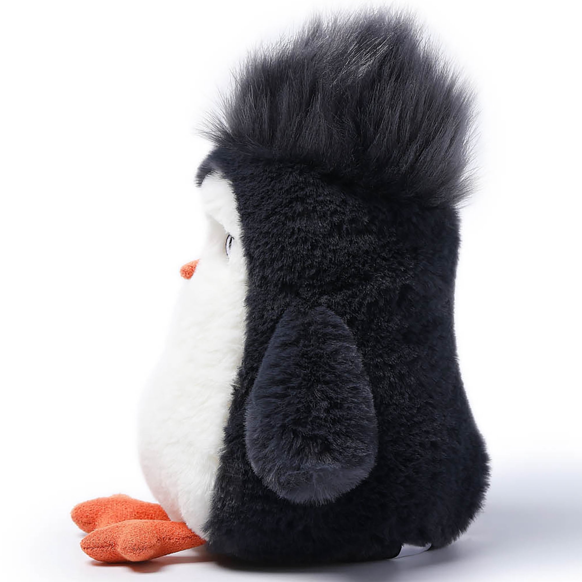 McHugs: Ocean Series - Straight Hair Penguin - 7" Black & White Stuffed Animal Plush, Soft Weighted Cuddle Toy, Cozy Play Companion, Baby-Toddler-Kids