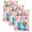 Pink, Blue, Yellow, variant on Summer Coastal Kitchen Towels Set of 4, Ocean Starfish Shells Bags Hat Floral Beige Absorbent Dish Towels for Kitchen, Microfiber Hand Towel, Quick Drying Tea Towel for Cleaning Decorative Dishcloths