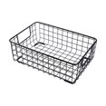 thumbnail image 1 of Cesta de almacenamiento de alambre, cesta de escritorio, de almacenamiento portátil resistente de estilo rústico, de retro para armarios domésticos, L, 1 of 8