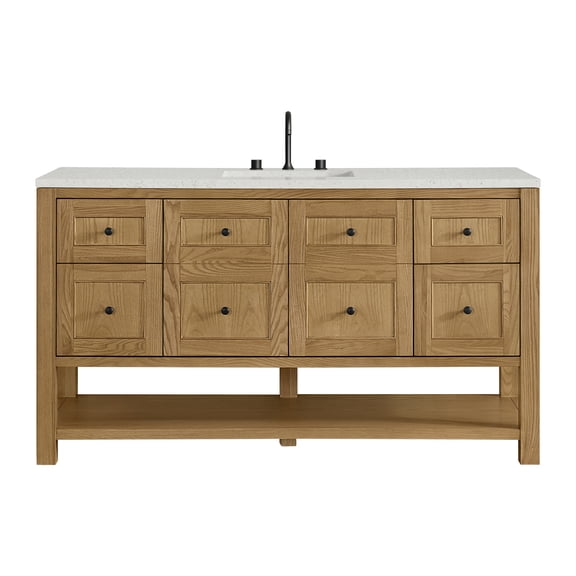 James Martin Vanities 330-V60s-3Ldl Breckenridge 60" Free Standing Single Basin Poplar