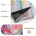 thumbnail image 6 of Round Rugs 3Ft, Colorful Oil Painted Round Area Rug Washable Indoor Throw Carpet, Modern Artwork Abstract Small Non Slip Circle Rug for Bedroom Living Room Home Decor Aesthetic, 6 of 8