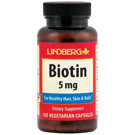 Biotin 5000 mcg | 120 Tablets | by Lindberg