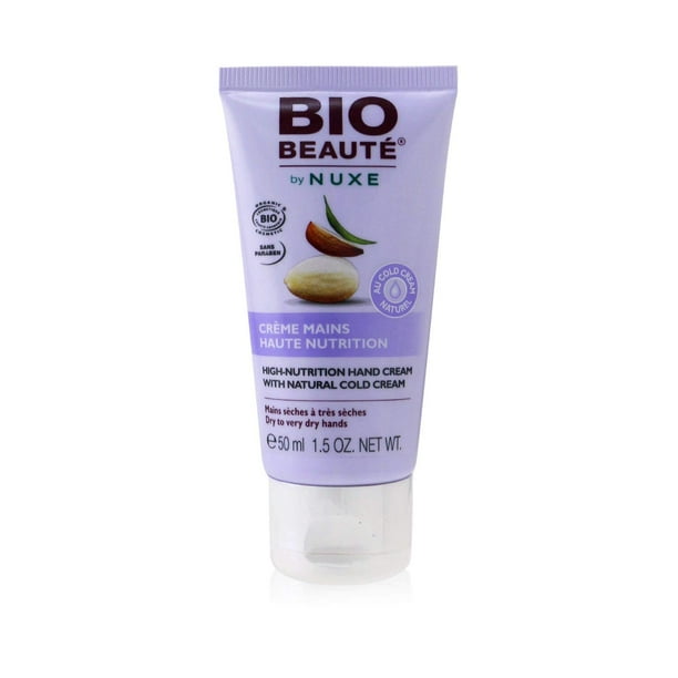 Crema de manos NUXE Bio Beauté High-Nutrition con crema fría natural 50 ml