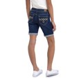 thumbnail image 3 of Girls' Rolled Cuff Bermuda Denim Short, 3 of 3