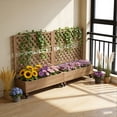 thumbnail image 4 of Raised Garden Bed with Trellis, Wheels & Drainage - Planter Box & Privacy Screen, 4 of 10