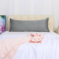 thumbnail image 2 of Unique Bargains Silky Satin Body Pillow Cover Case, 20" x 54", Light Gray, 2 of 2