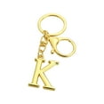 thumbnail image 2 of Personalized Initial Letter Keychain, Alloy Monogram Keychain for Women Men, Custom Name Key Ring for Car Keys, Gift for Mom Dad Friend Christmas Valentine Day, 2 of 6