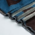 thumbnail image 2 of Las mujeres de punto mantón del poncho de imitación de la cachemira El modelo geométrico de la borla Tomshoo Azul, 2 of 7