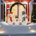 thumbnail image 7 of Christmas Family Outdoor Scene Decoration Illuminated Christmas Snowman Yard Garden Decoration,Christmas Decorations, 7 of 7