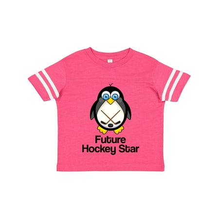 

Inktastic Future Hockey Star Penguin Gift Toddler Boy or Toddler Girl T-Shirt