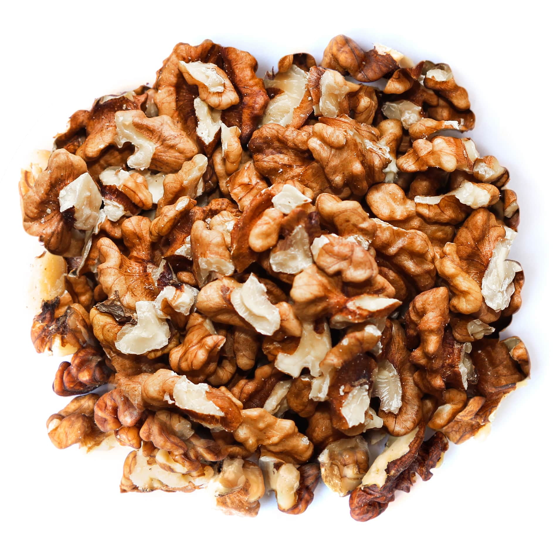 Dry Roasted Walnut Pieces, 2 Pounds – Oven Roasted, Unsalted, No Oil Added, Great Vegan Snack, Bulk