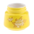 thumbnail image 3 of Estuche de maquillaje de cerámica vacío a prueba de polvo de lata de té Amarillo shamjiam bote de maquillaje, 3 of 8