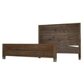 thumbnail image 3 of Camaflexi Baja Solid Wood King Platform Bed in Walnut, 3 of 7