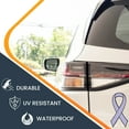 thumbnail image 4 of Magnet Me Up Support All Cancer Awareness Lavender Ribbon Magnet Decal, 3.5x7 In, Vinyl Automotive Magnet, 4 of 7