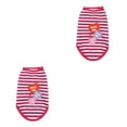 thumbnail image 4 of Chalecos a rayas Greeniant ropa para mascotas Absorción del sudor Rojo L 2piezas, 4 of 6