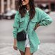 thumbnail image 1 of Camisa casual a cuadros para mujer,Camisa casual a cuadros para mujer Camisa frontal con botones para dama Camisa de manga larga Funcionamiento suave, 1 of 6