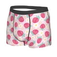 thumbnail image 2 of Naloa Floral Strawberr Print Mens Underwear - Boxers for Men, Classic Briefs for Men, 2 of 9