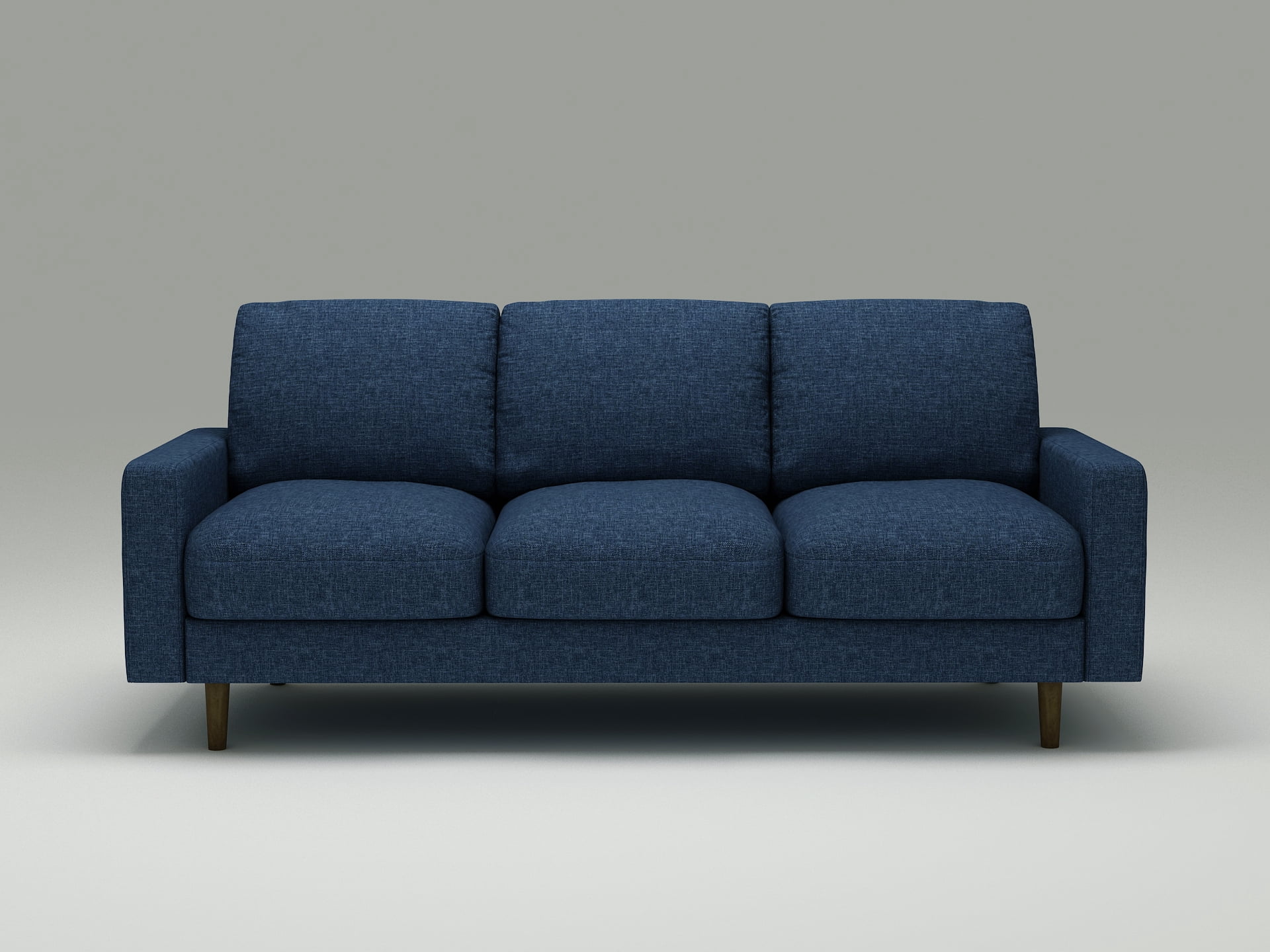Uspridefurniture Craigmont 71.7'' Square Arm Sofa,Blue