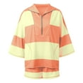 thumbnail image 4 of MAIHAN Women Casual Outfits Spring Outfits for Women Short Sleeve Tops Shorts Trendy 2 Piece Summer Shorts Set Casual Two-Piece Outfit, 4 of 5