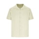 thumbnail image 5 of Blusa y camisa de manga corta con cuello vuelto para hombre, informal, de color liso, a cuadros, con botones, de manga corta, con cuello vuelto, blusas de poliéster para hombre, 5 of 6