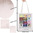 thumbnail image 2 of TSOTMO Musical Gift Broadway Six Merchandise Tote Bag For Musical Lovers Theatre Queen Gift, 2 of 6