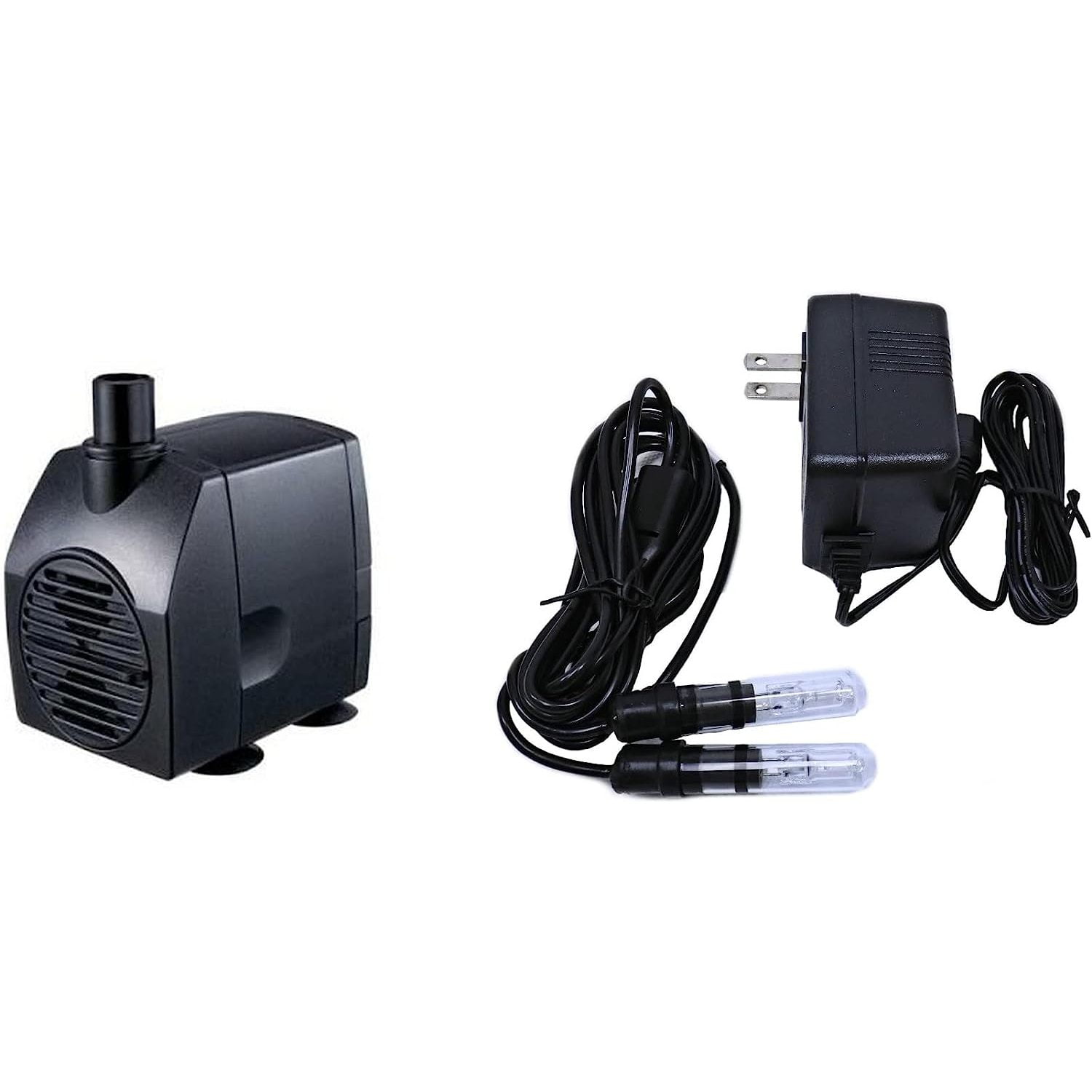 All-in-One Pond Filter Fountain System Kits, 790 GPH