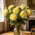 thumbnail image 6 of Artificial Peony Flowers 6 Colors Faux Silk Stems Buds Wedding Home Vase Floral Arrangement Centerpiece Decor, 6 of 6