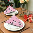 thumbnail image 3 of GZHJMY Kawaii Panda Napkins Table Decorations Napkin Set for Gift Giving, Dining, Parties 20 x 20in, 3 of 7