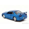thumbnail image 3 of Brian's Nissan Skyline GT-R R34 Blue Fast & Furious" Movie 1/32 Diecast Car Model by Jada", 3 of 4