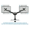 thumbnail image 6 of Mount-It! Dual Monitor Desk Mount | Fits 13"-24" Computer Screens | TAA Compliant, 6 of 11
