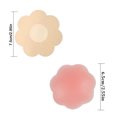 thumbnail image 3 of Adhesivo para levantamiento de pecho, cinta de tracción, tejido elástico transpirable, juego de parches para el pecho con 10 parches de tela en forma de flor y 2 parches de silicona para el pecho, 3 of 5