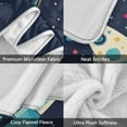 thumbnail image 3 of Yayeee Throw Blanket for Couch Soft Warm 50" x 60" Sofa Chair Bed Decoration, Rocket Pattern, 3 of 7