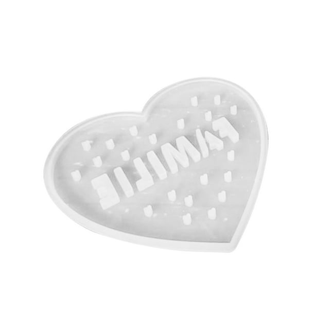 Luz nocturna LED de silicona, modelo para cadenas de luces decorativas, con forma de corazón. FAMILIA