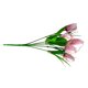 thumbnail image 3 of Billuyoard Un ramo de tulipanes de flores artificiales de 6 cabezas, simulación de fiesta de boda, decoración para el hogar, oficina, decoración Flores artificiales 2 Billuyoard HA7117-02B, 3 of 6