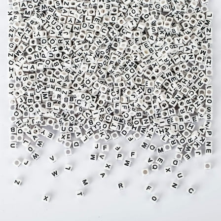 Naler 1200 Pcs White Alphabet Letter Cube Beads,6 mm Acrylic Bead for Kids Adult DIY Jewellery Art Craft,Unisex