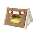 thumbnail image 3 of Bvdfgk Guinea Pig Bed Activity Platform Hamster Nest for Winter Sleeping Chinchilla brown, 3 of 9