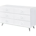 thumbnail image 2 of ACME Perse 6-Drawer Wooden Dresser in White, 2 of 4