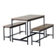 thumbnail image 1 of Juego de Comedor 3 Piezas: Mesa y Bancas, Diseño Moderno, 1 of 9