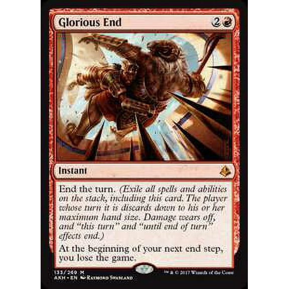 MtG Amonkhet Mythic Rare Glorious End #133