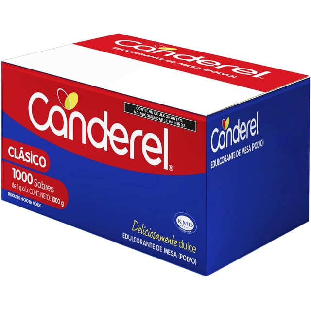 Canderel Edulcorante de Mesa en Sobres, Sustituto de Azúcar Sin Calorías, Ideal para Endulzar, 1000 sobres