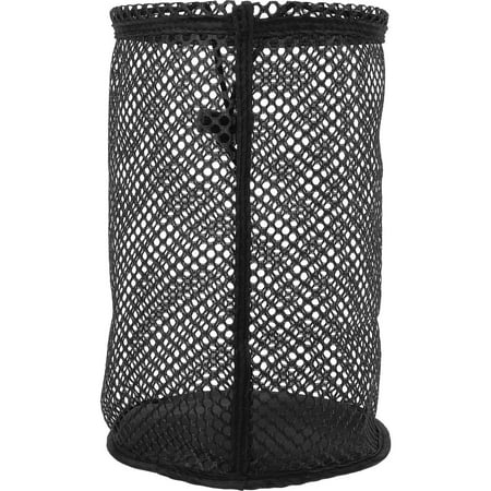 SWETRACE Golfing Ball Pouch 1Set in Black Mesh Material for Portable and Convenient Ball Storage
