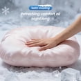 thumbnail image 4 of COOKCOK Ergonomic Cervical Memory Foam Pillow for Neck Pain Relief, Cooling Shell Cloud Bed Pillow for Side Back Sleepers, Pink, 4 of 7