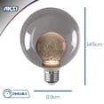 thumbnail image 2 of Foco Globo Aksi Black and White 3 W, 2 of 3